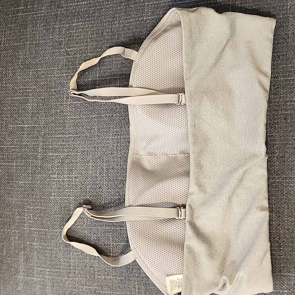 Nike Tan Bralette with Logo, Size Small - Picture 5 of 9